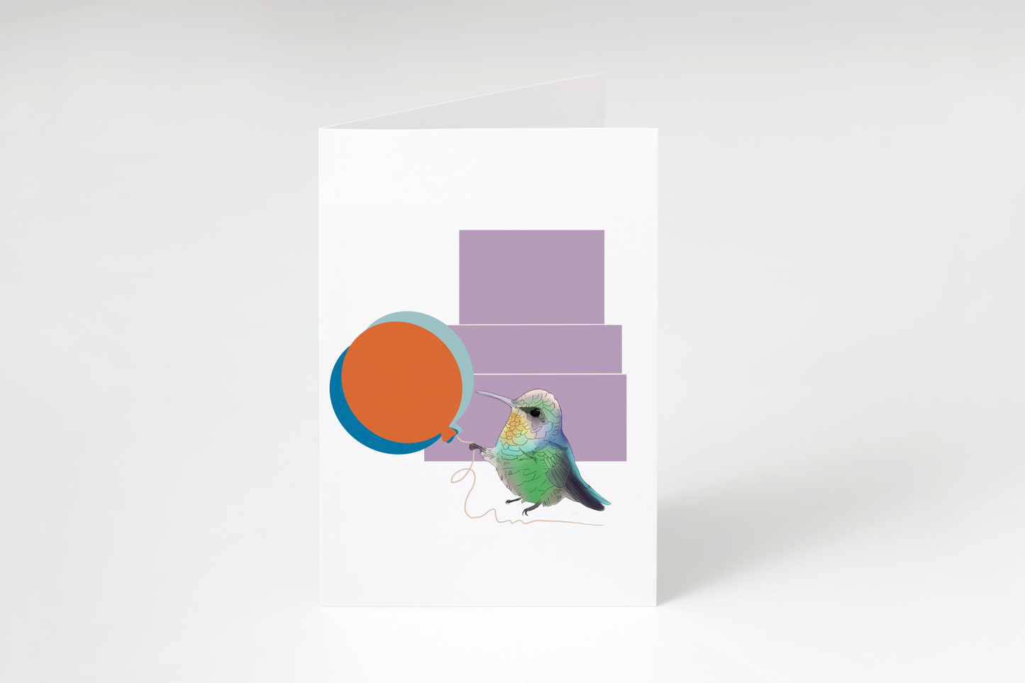 Hummingbird Birthday - Greeting Card