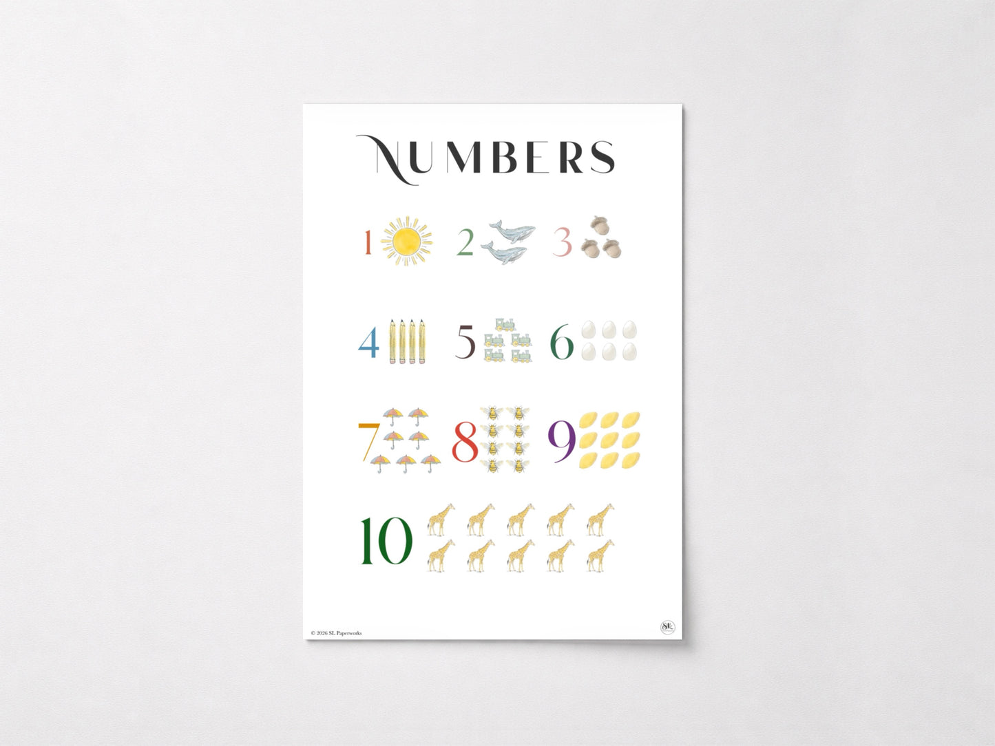 Numbers Educational - Print