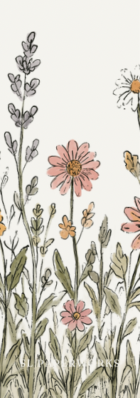 Wildflower Bookmark