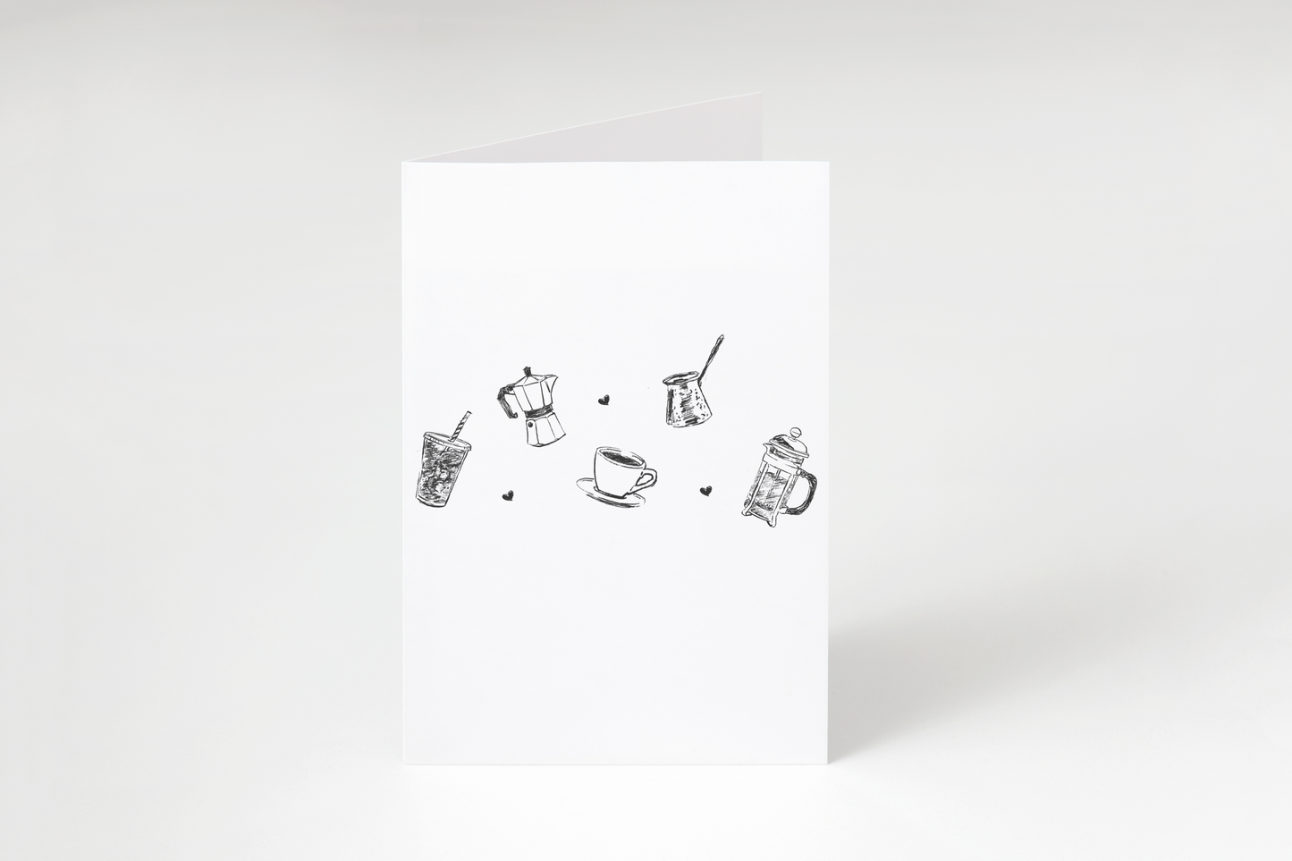Coffee Lovers - Greeting Card