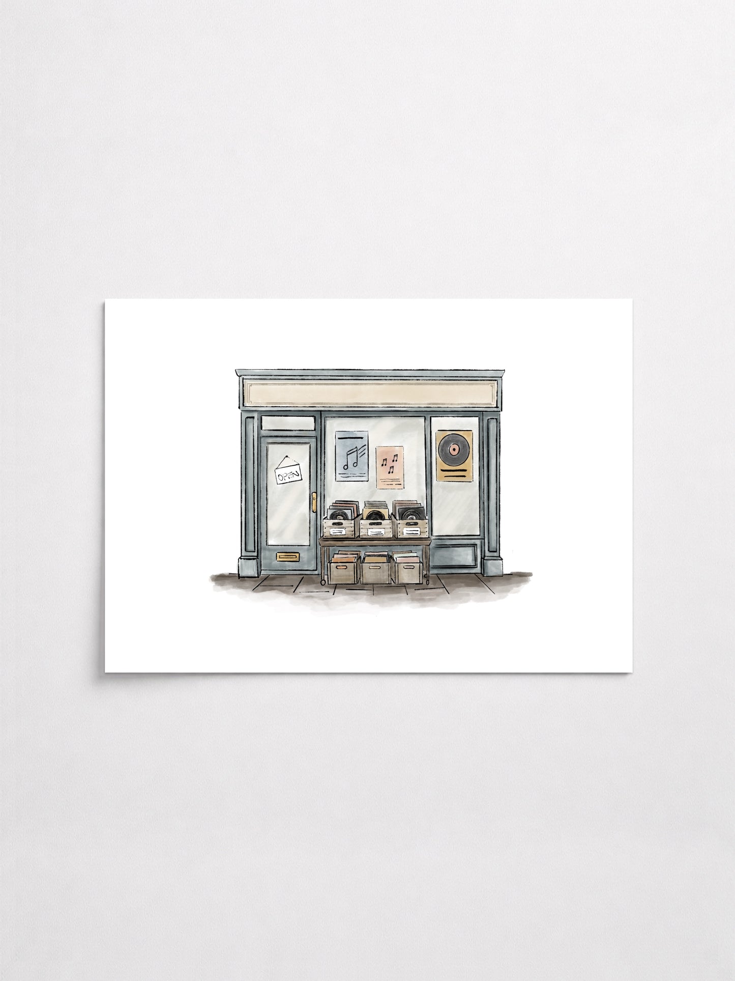 The Record Shop - Print