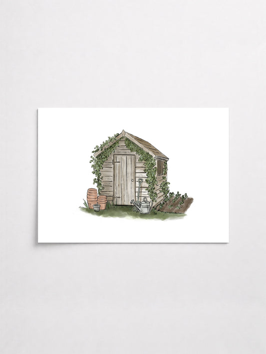 The Garden Shed - Print
