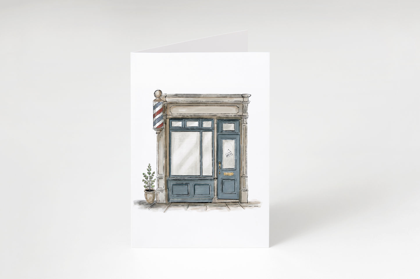The Barbershop - Greeting Card
