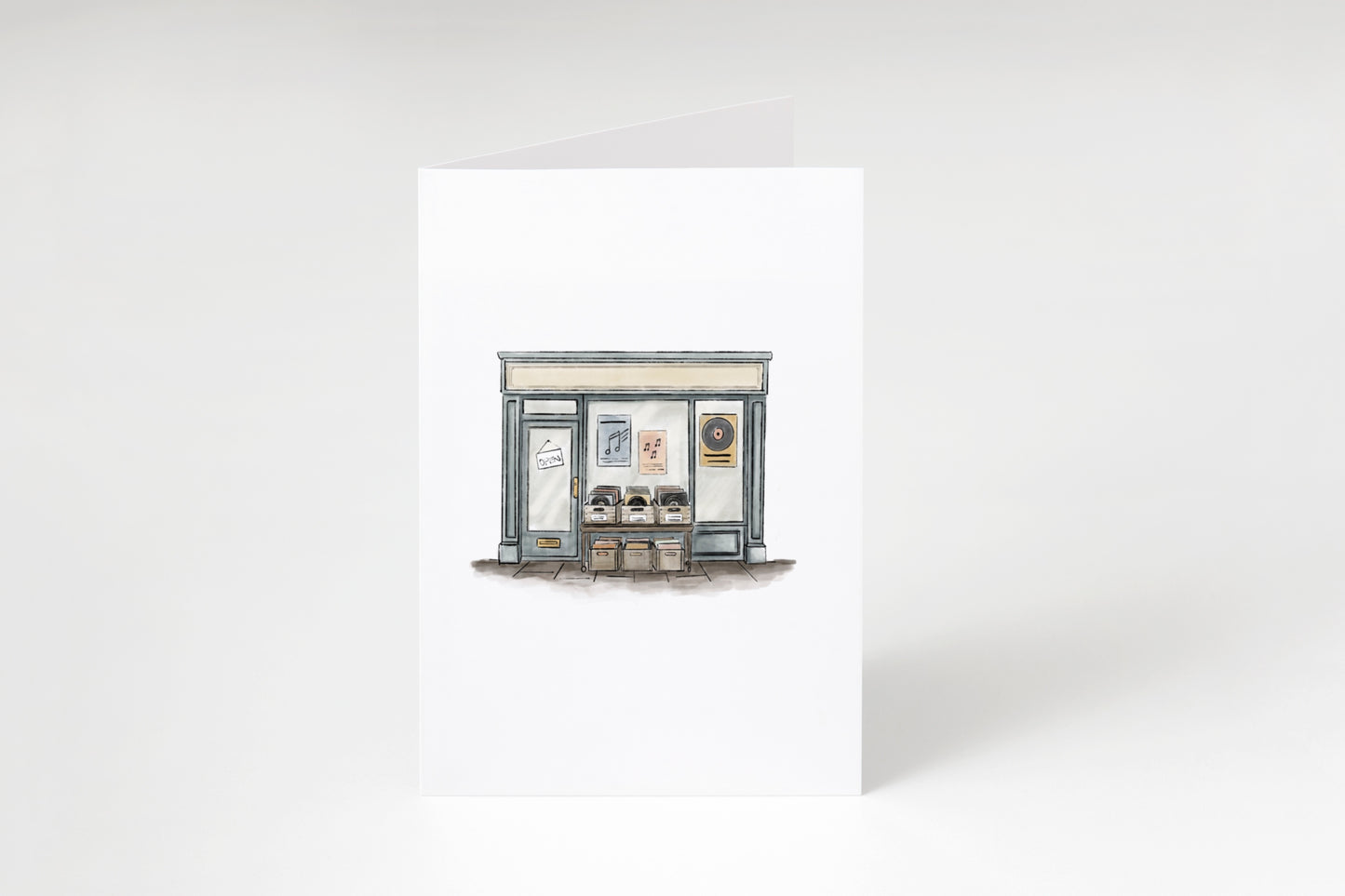 The Record Shop - Greeting Card