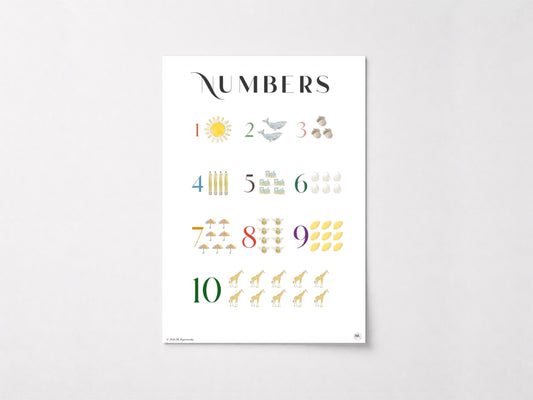 Numbers Educational - Print